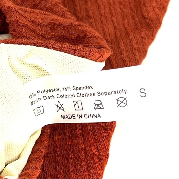 Shein Women's Solid Ribbed Knit Strappy Bralette High Leg Bikini Set - S - Picture 4 of 4